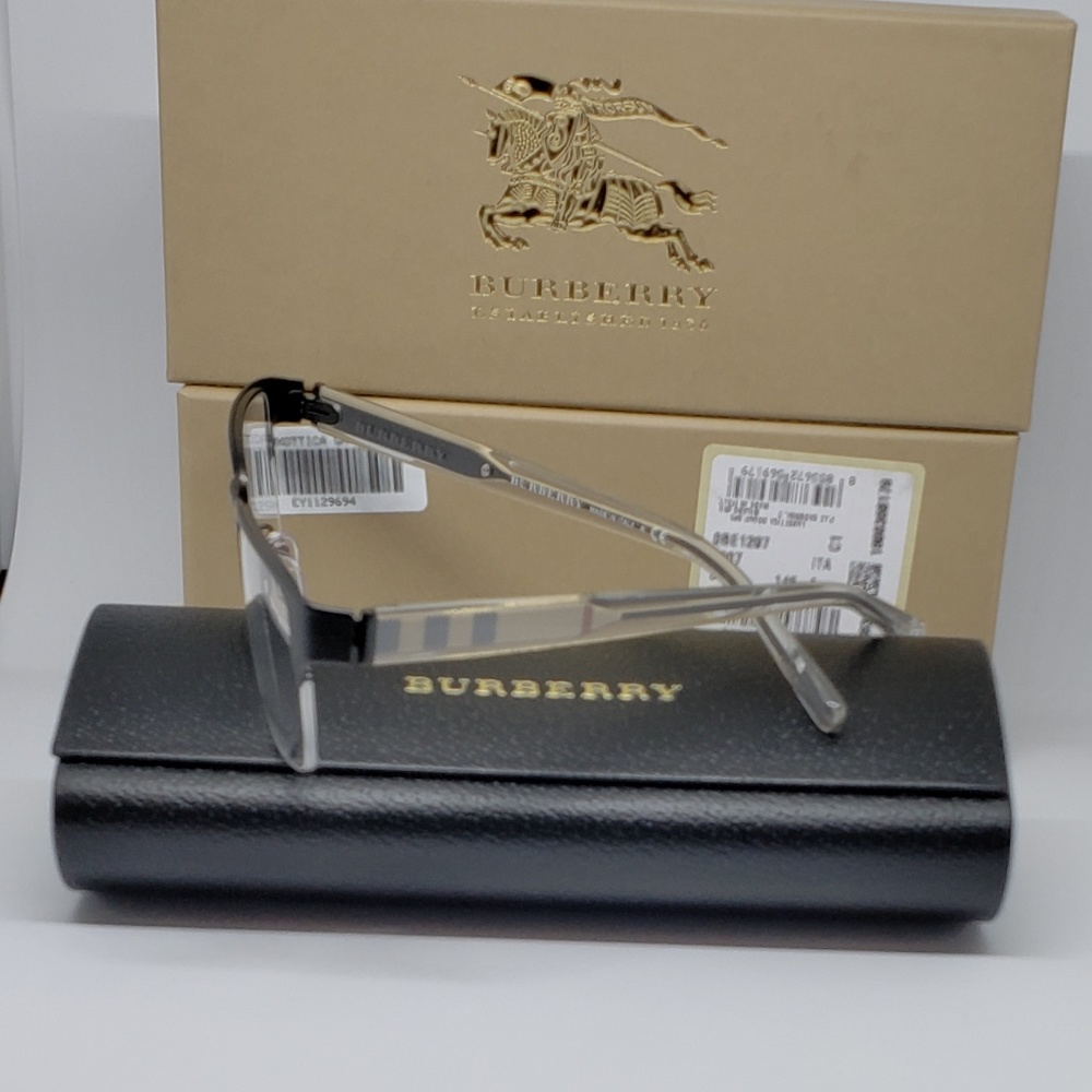 Burberry Rx Unisex Eyeglasses black - Picture 8 of 8